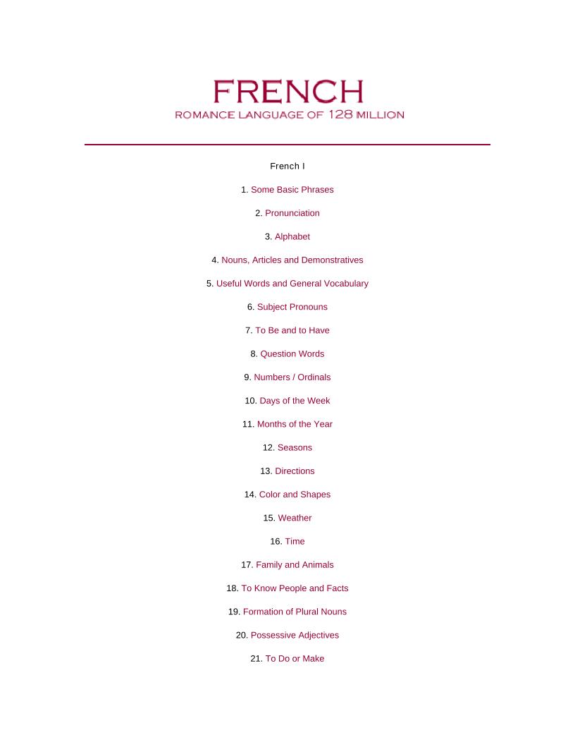 Your Ultimate French Learning eBook: From Basics to Mastery in One Guide