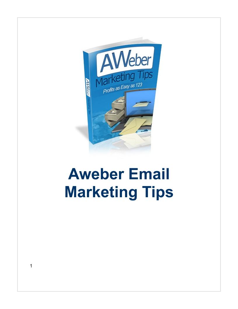 Unlock the Secrets of Aweber Email Marketing with This Essential eBook Guide