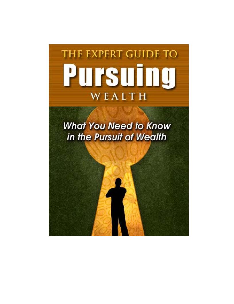 eBook: The Ultimate Guide to Pursuing and Achieving Wealth