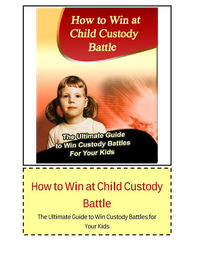 eBook: Mastering Strategies for Winning Child Custody Battles