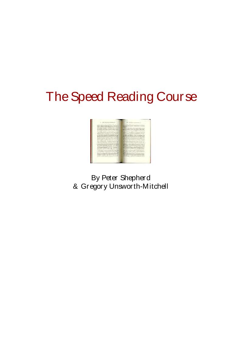 eBook: Discover Secrets of Speed Reading for Better Comprehension and Recall