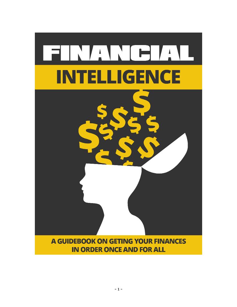 The Ultimate Financial Intelligence eBook: Master Your Finances for Lasting Stability