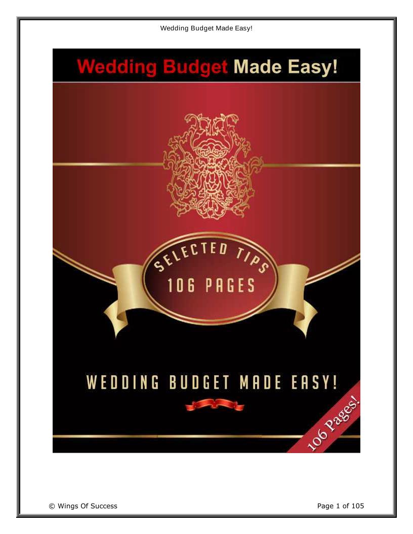 Essential eBook: Mastering Wedding Budgets for an Affordable Celebration