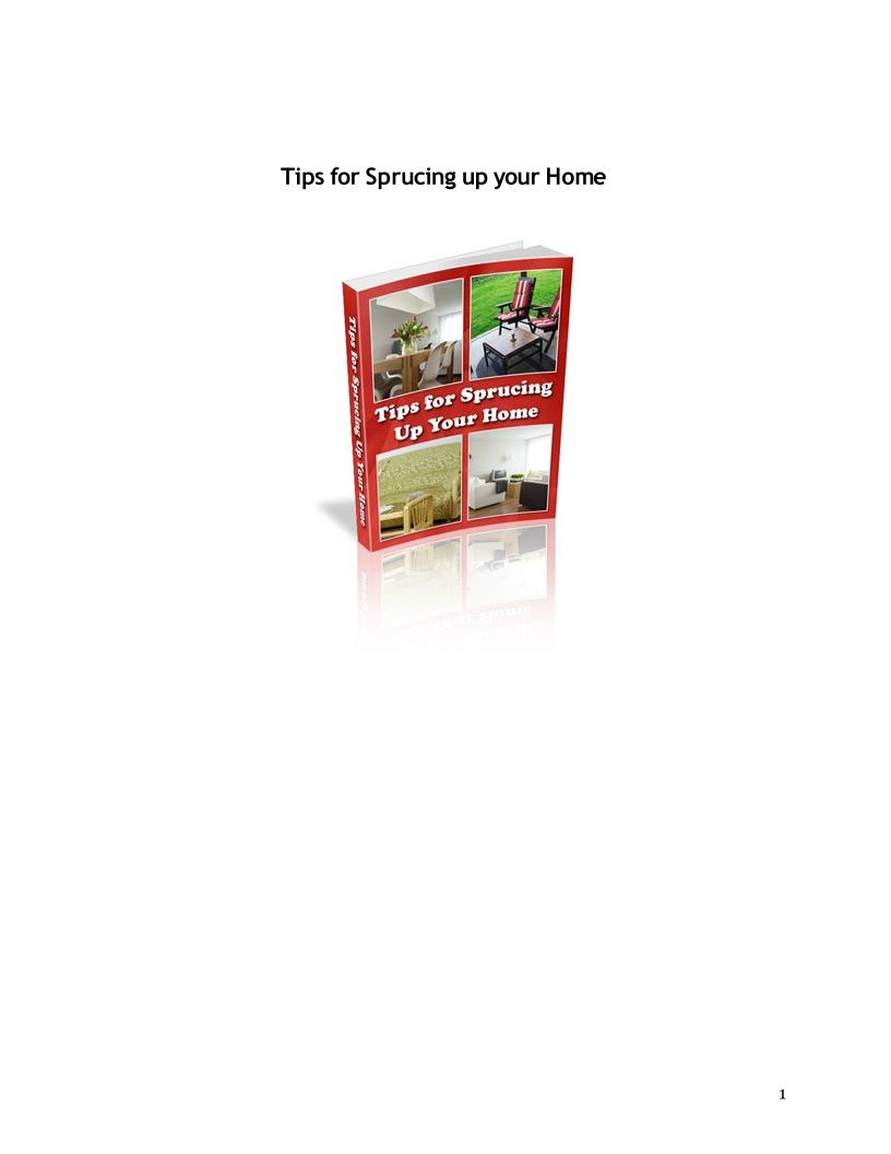 eBook: 55 Essential Tips for Sprucing Up Your Home for Sale