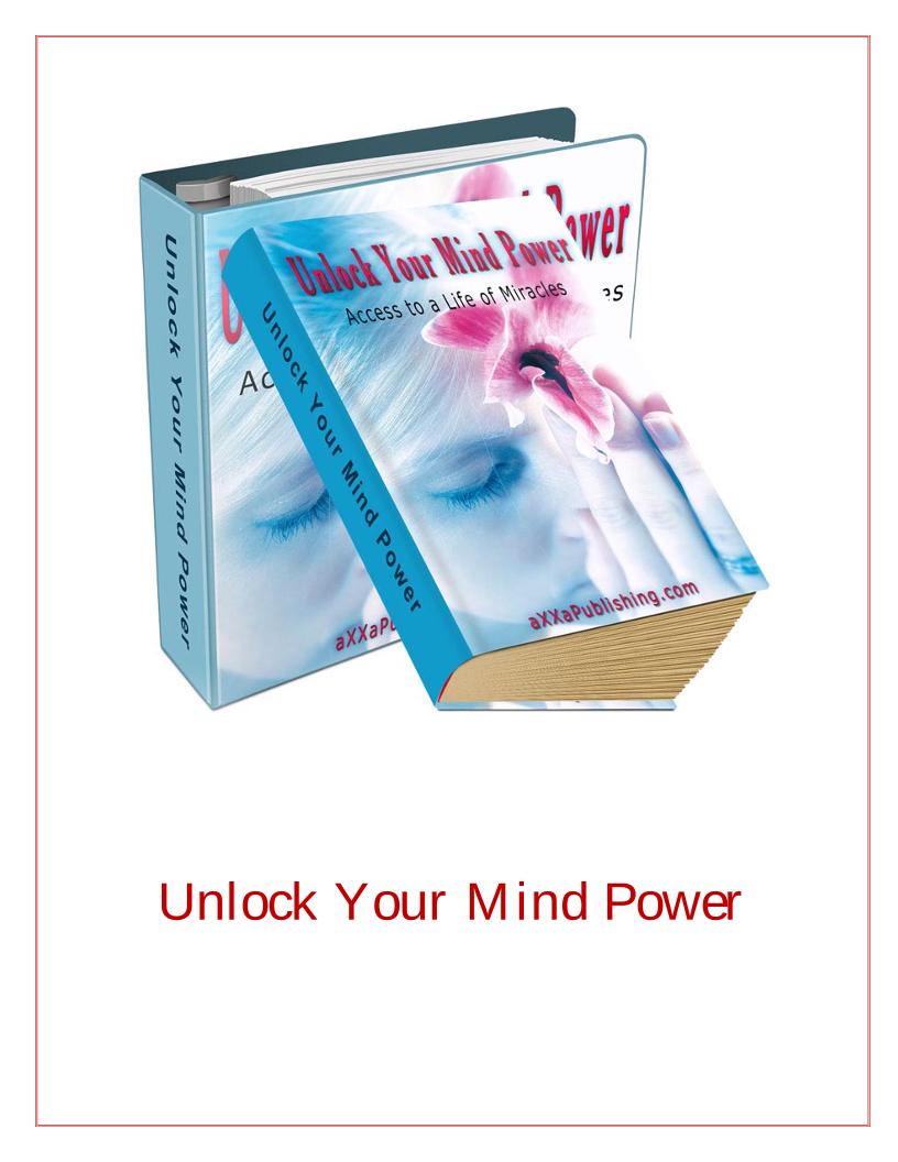 eBook: Unlock Your Mind Power to Attract Success, Money, and Friends