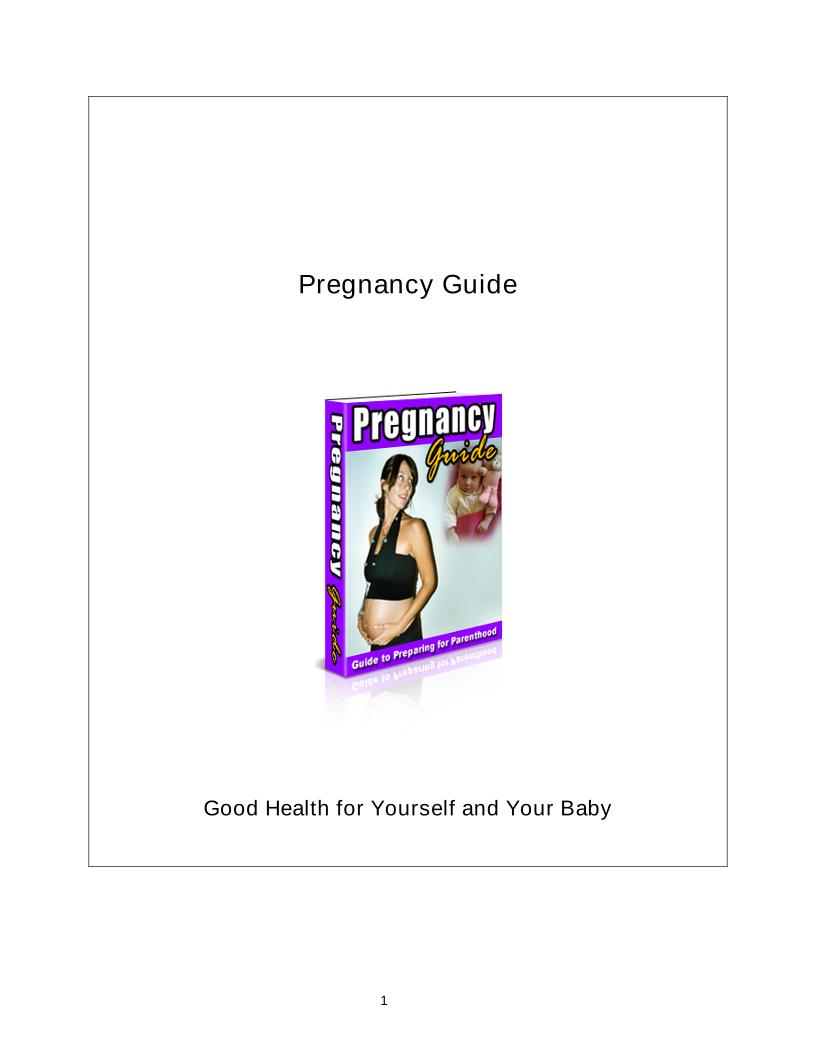 The Essential eBook on Pregnancy and Baby Health Guide