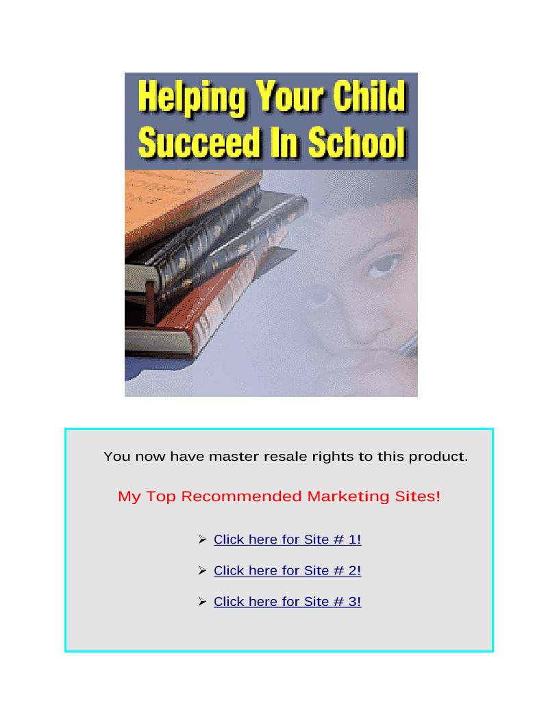 Essential eBook Guide to Preparing Your Child for School Success