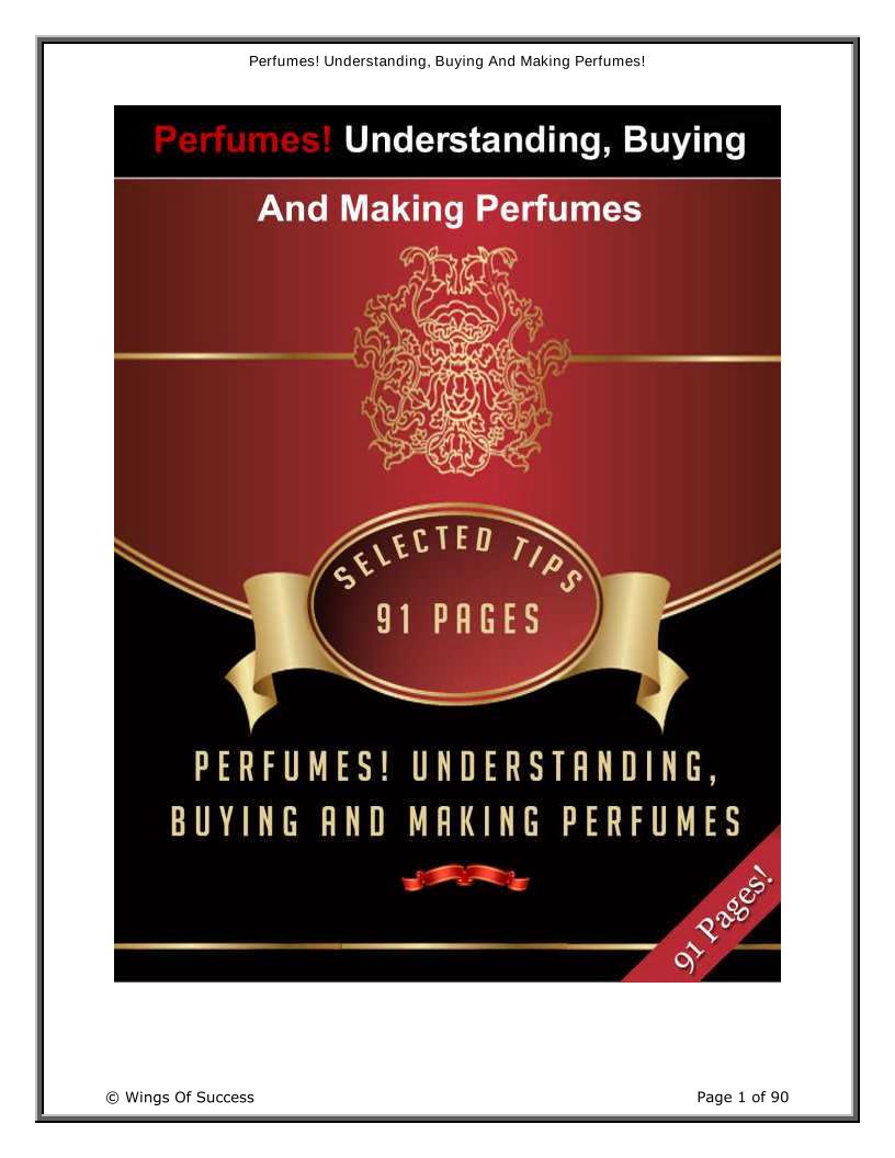eBook: Discover Perfumes – Understand, Buy, and Create Your Own