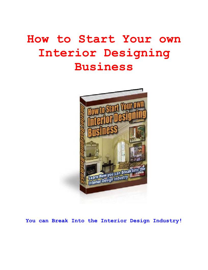 Discover if Interior Design is Your Calling: The Ultimate eBook Guide