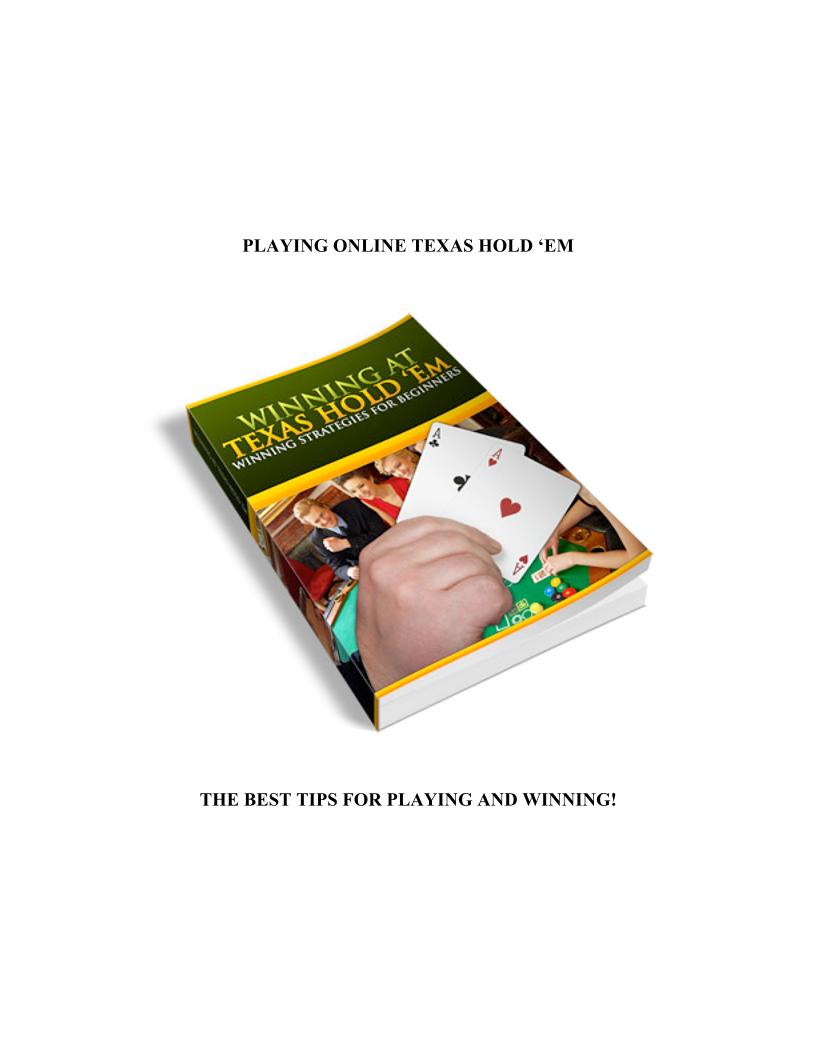 Unlock Winning Strategies in Texas Hold'em Poker: The Ultimate eBook Guide