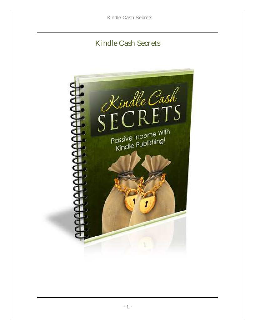 Unlock Kindle Cash Secrets with This Ultimate eBook Guide