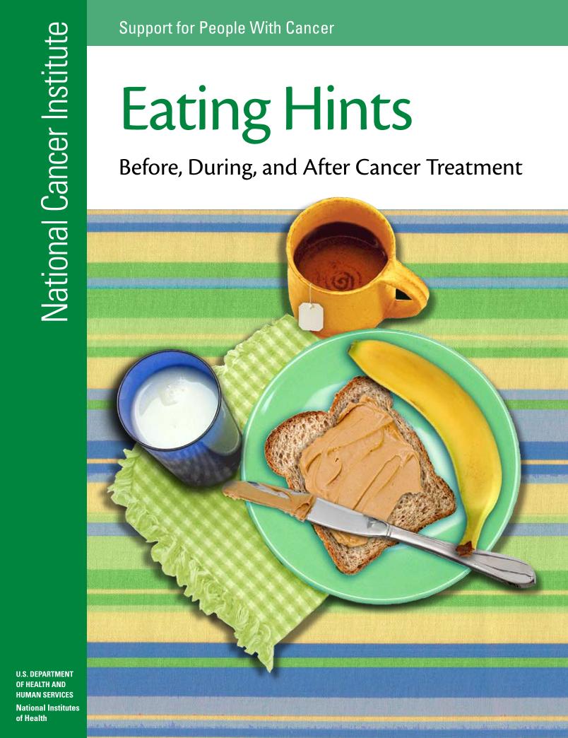 eBook: Practical Eating Hints Before, During, and After Cancer Treatment