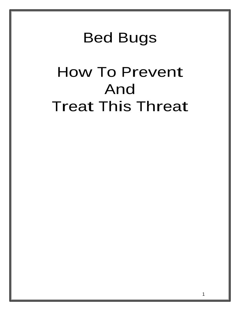 Ultimate eBook Guide to Preventing and Treating Bed Bugs Effectively