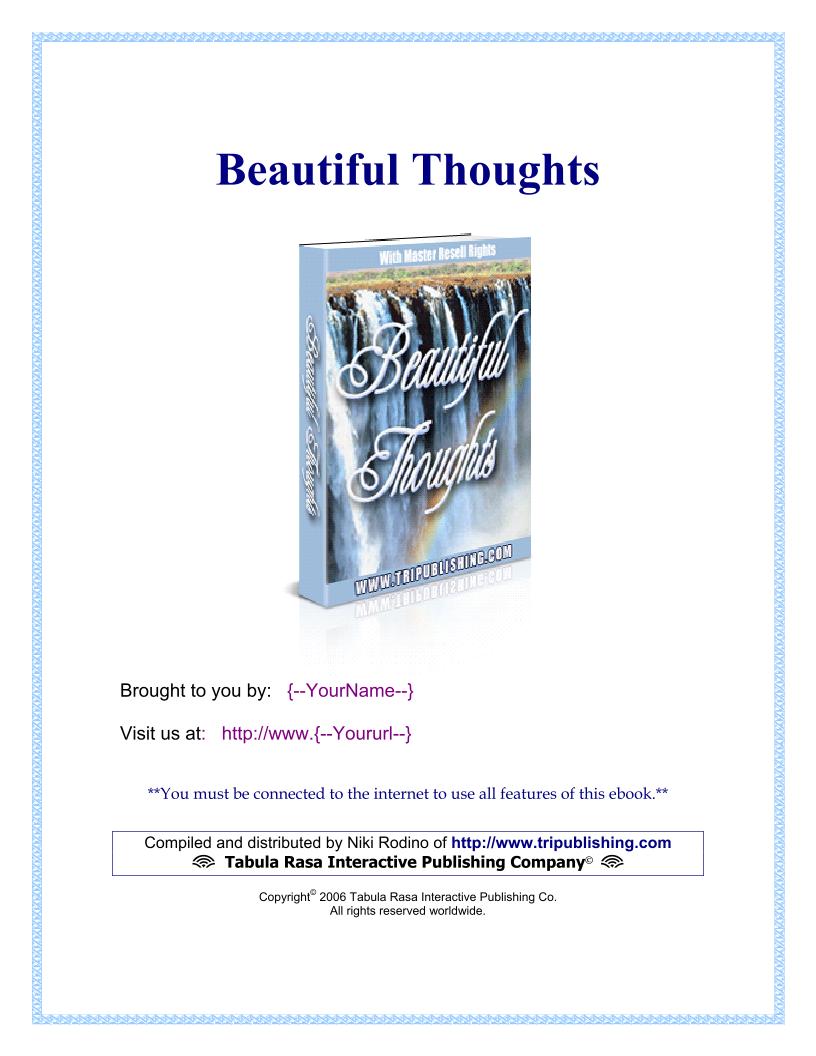 eBook: Inspiring Beautiful Thoughts from Henry Drummond's Wisdom