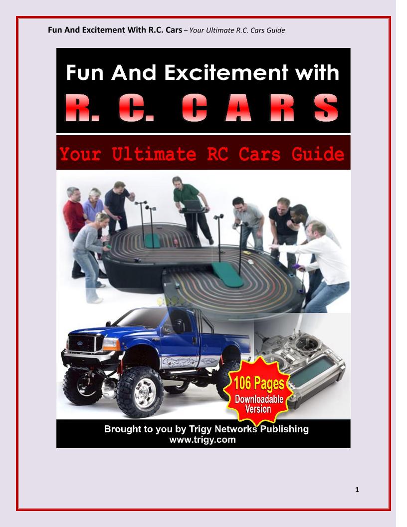 Your Ultimate eBook on RC Cars and Helicopters Adventure
