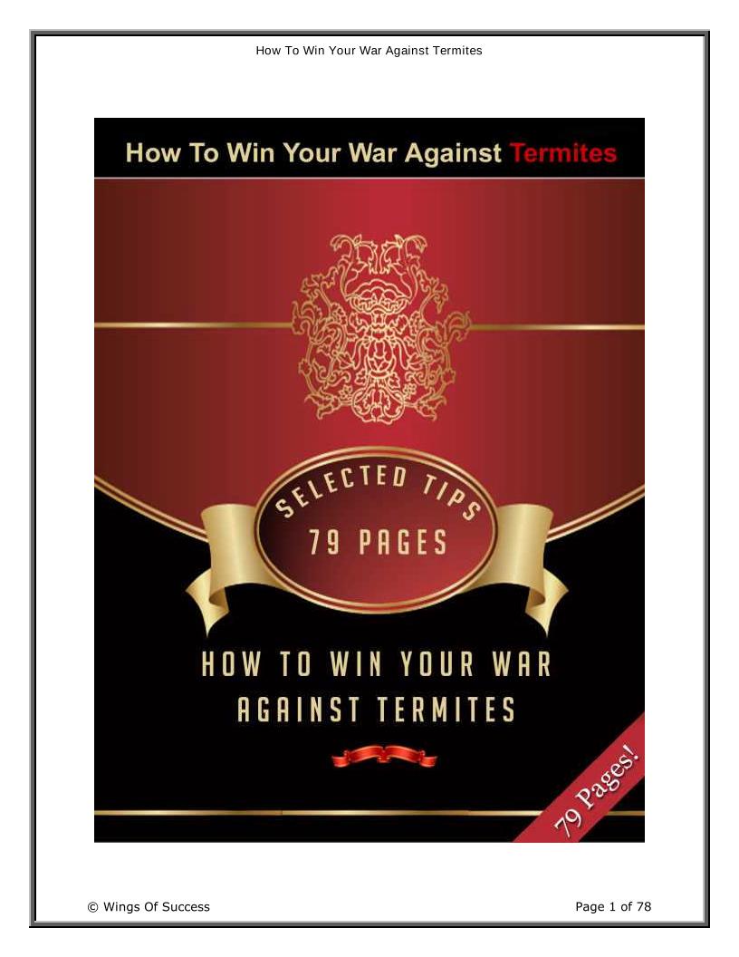 eBook: Winning the Battle Against Termites – Strategies and Prevention Guide