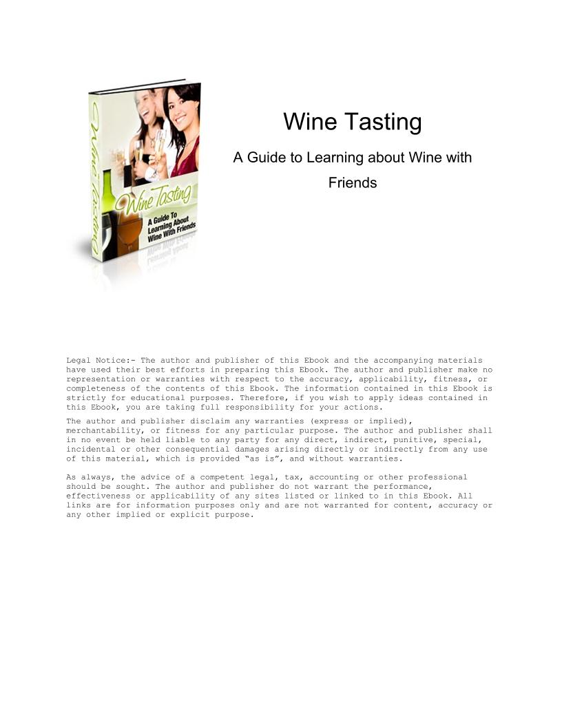 Discover the Joy of Wine Tasting: An Essential eBook Guide