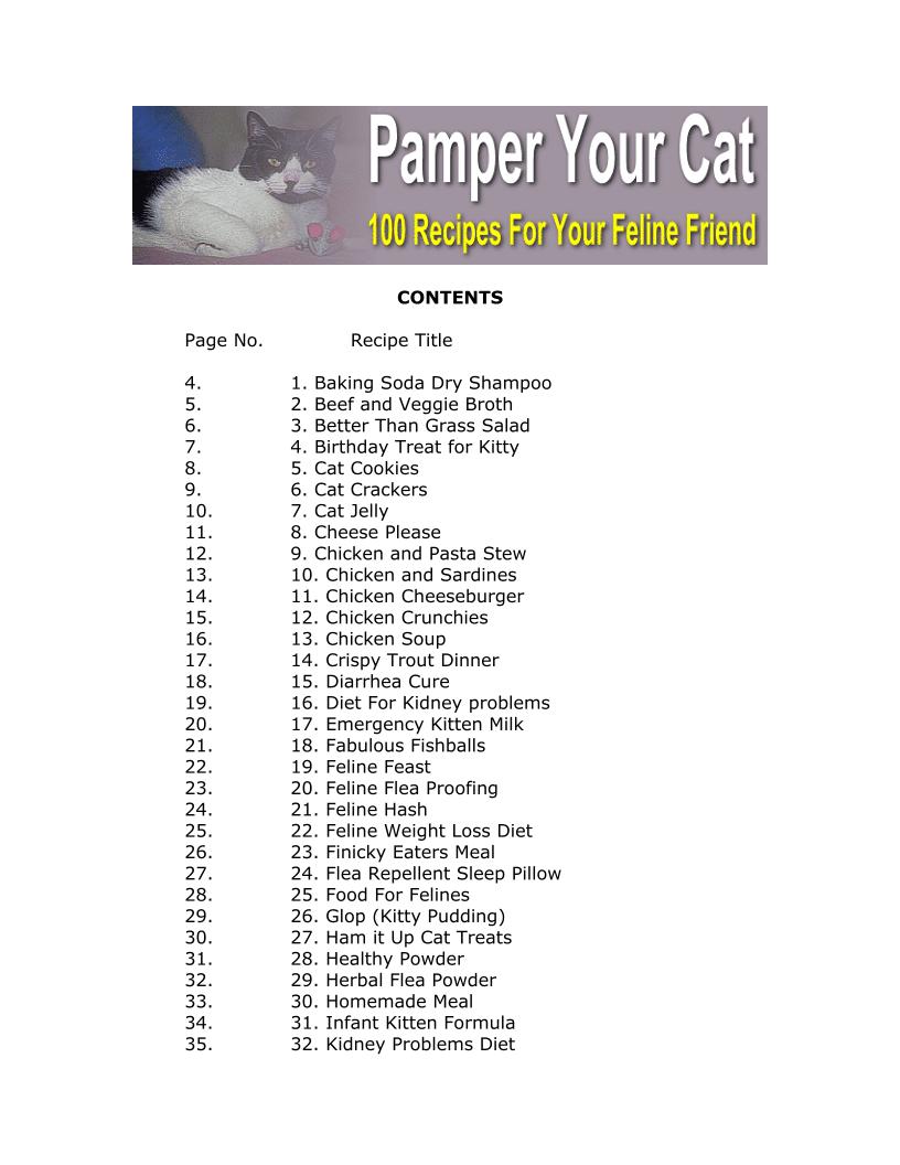 Ultimate eBook of Homemade Cat Recipes for Feline Delights