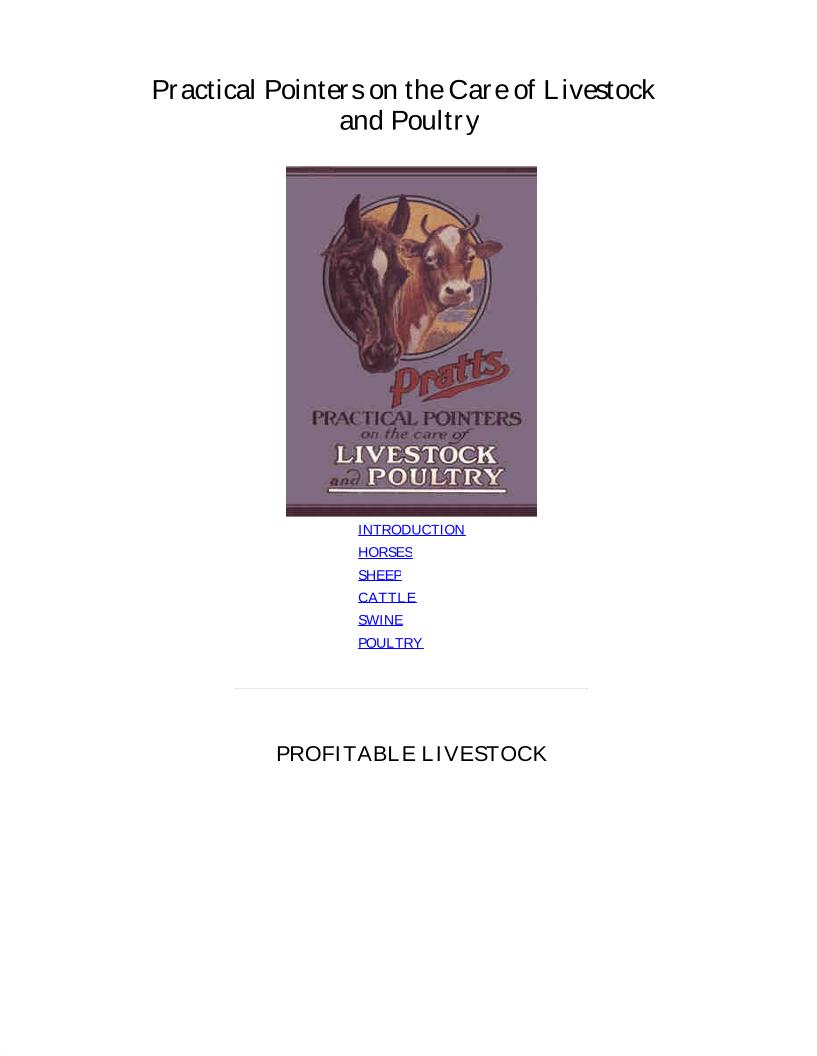 The Ultimate eBook on Practical Livestock and Poultry Care Essentials