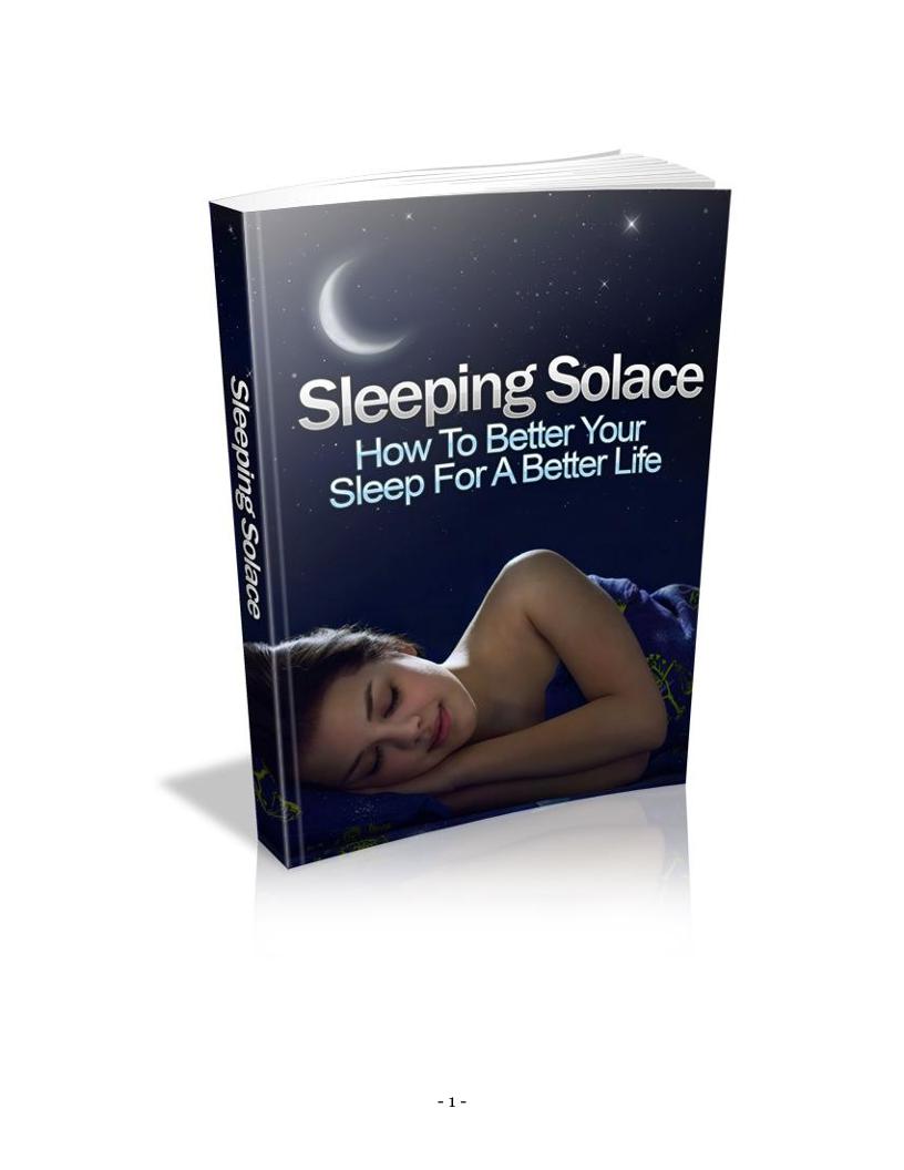 eBook: Sleeping Solace - Master Sleep for Better Health and Life