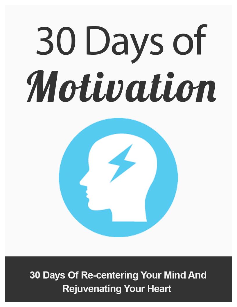 Discover 30 Days of Motivation: An Empowering eBook Journey
