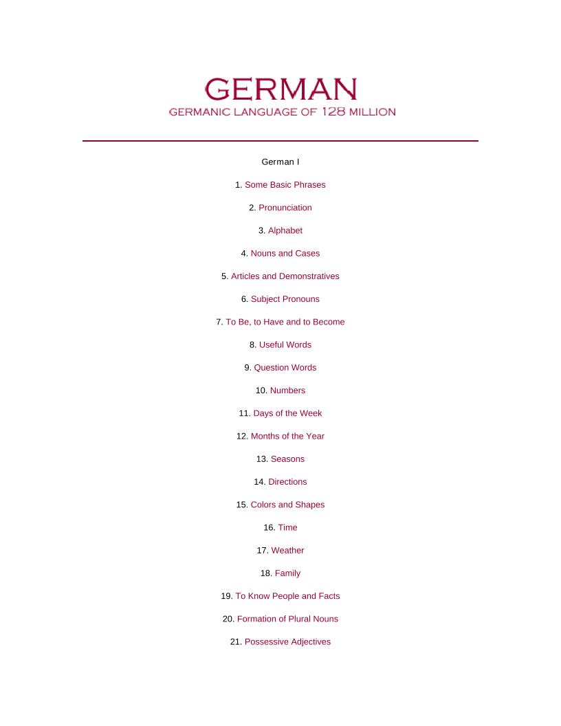 eBook: Master German from Beginner to Advanced Levels