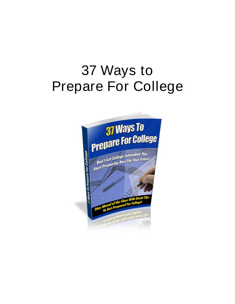 Ultimate eBook Guide: 37 Strategies for College Success Journey