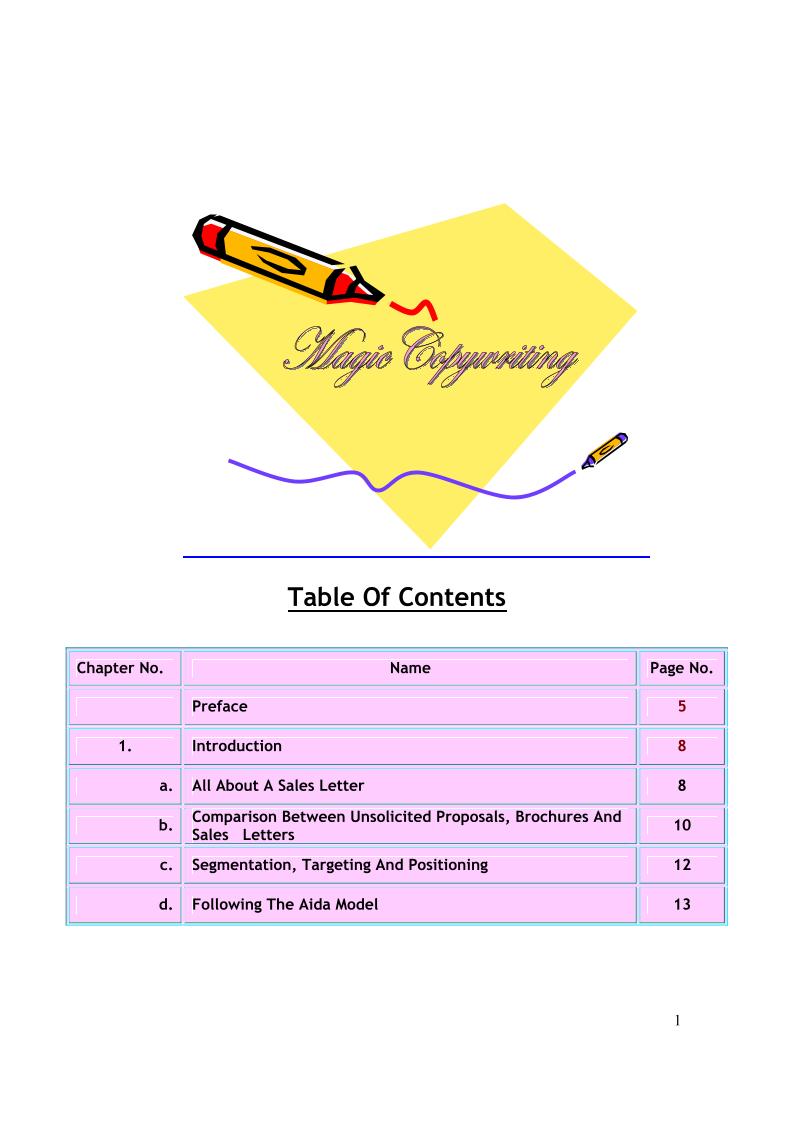 The Magic Copywriting eBook: Secrets to Crafting Effective Sales Letters