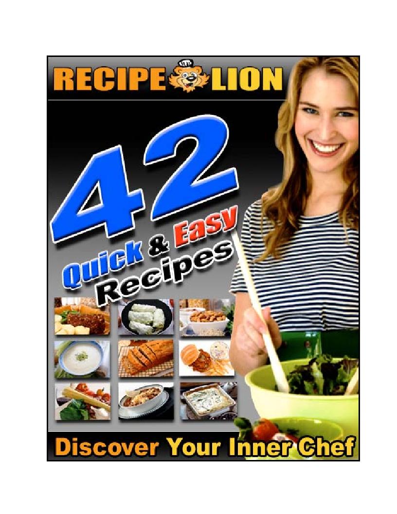 Discover 42 Quick and Easy Recipes eBook for Busy Home Cooks