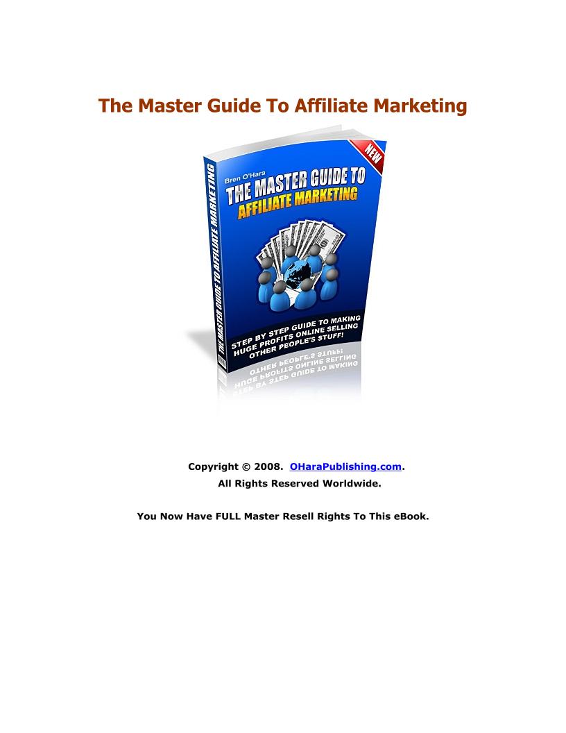 eBook: Become a Super Affiliate Marketer – The Ultimate Guide to Success
