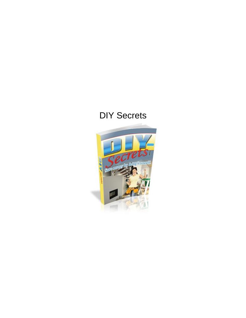 DIY Home Improvement Secrets eBook: Essential Projects for Your Home
