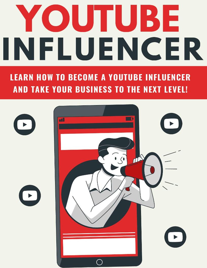 Unlock the Secrets of YouTube Influencing with This Essential eBook