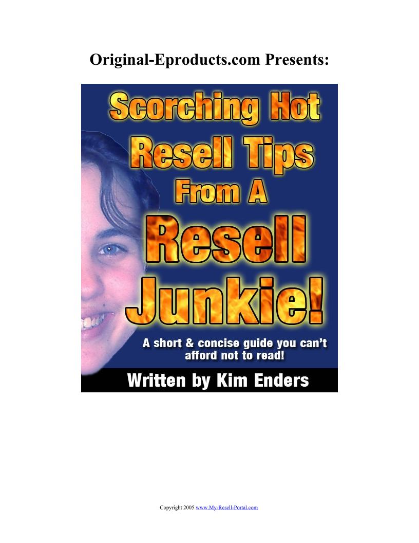 Essential eBook: 20 Resell Tips I Wish I'd Known Early