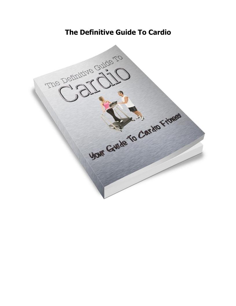 eBook: Ultimate Guide to Cardio and Weight Loss Exercises