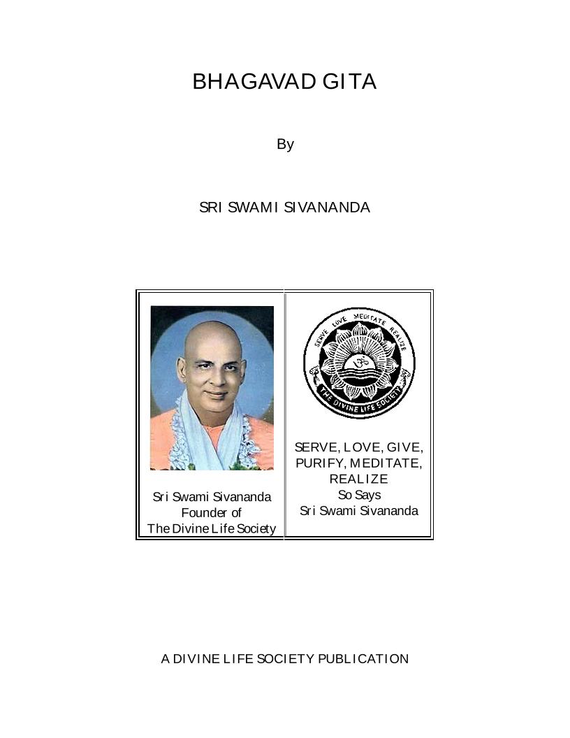 eBook: Bhagavad Gita's Timeless Spiritual Wisdom and Yoga Guide