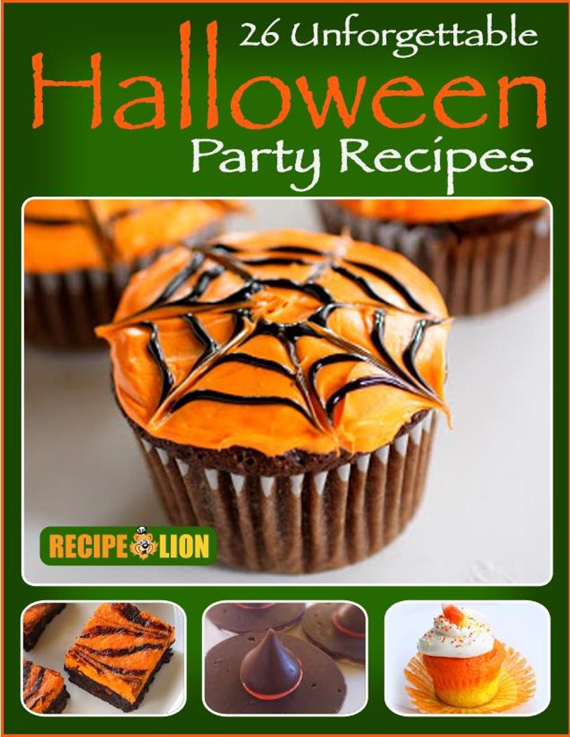 Spooky Halloween Recipes eBook: 26 Unforgettable Party Treats