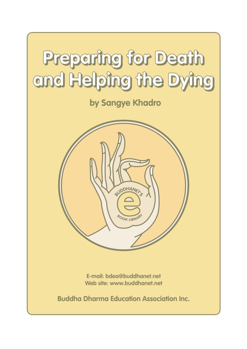 eBook: A Buddhist Guide to Preparing for Death and Helping the Dying