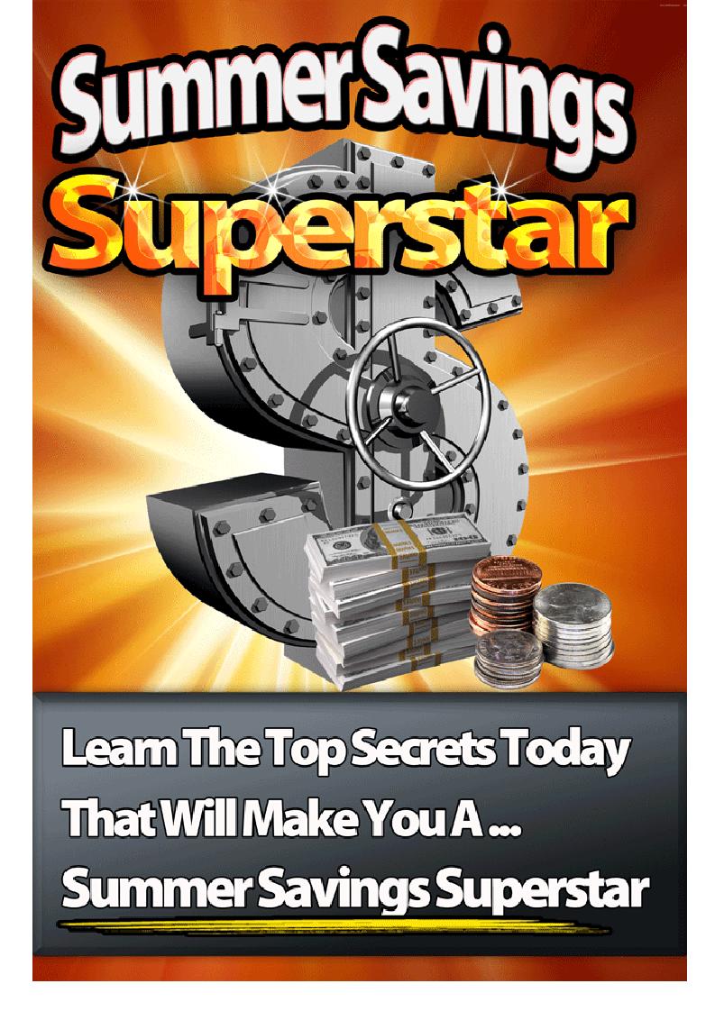The Ultimate eBook on Summer Money-Saving Tips and Financial Strategies
