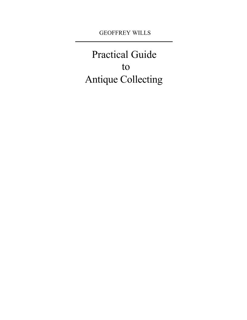 eBook: Discover Antique Collecting with Geoffrey Wills