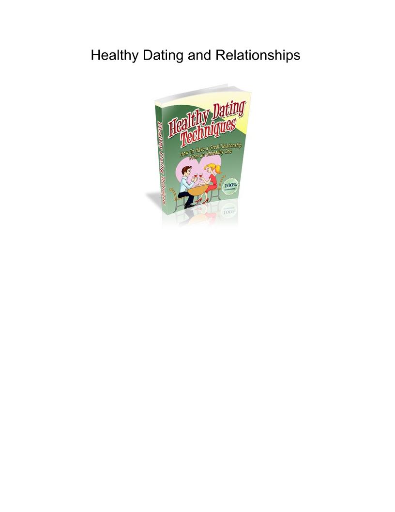 Unlocking Healthy Dating: The Essential eBook Guide