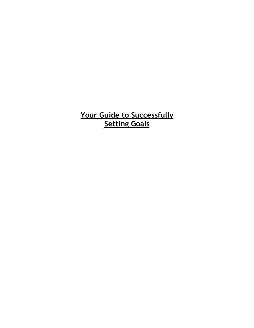 Unlock Your Potential with Goal Setting eBook Mastery