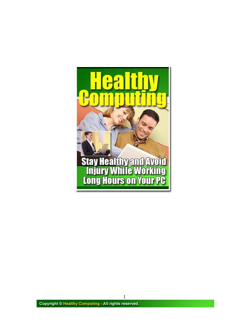 Mastering Ergonomics: The Comprehensive eBook for Healthy Computer Habits