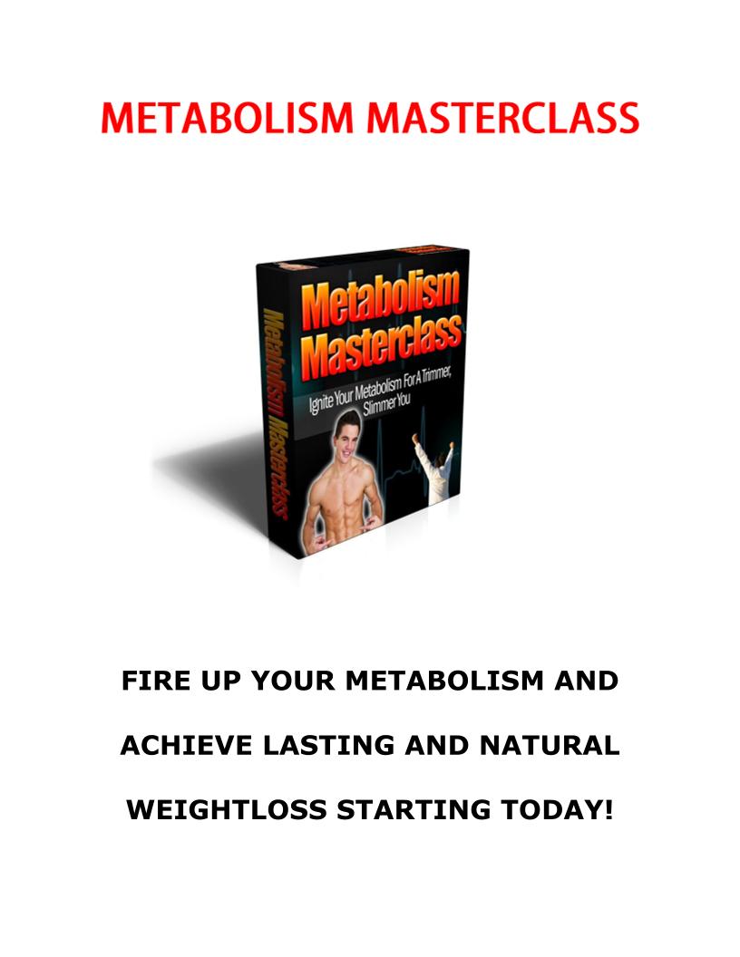 eBook: Ignite Your Metabolism for Natural Weight Loss and Vitality