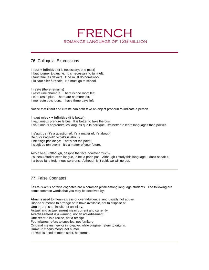 Discover French Grammar and Vocabulary: The Ultimate eBook for Learners