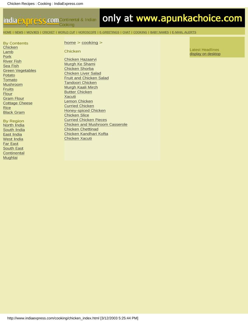 eBook: Savory Chicken Recipes from Indian Express Delights