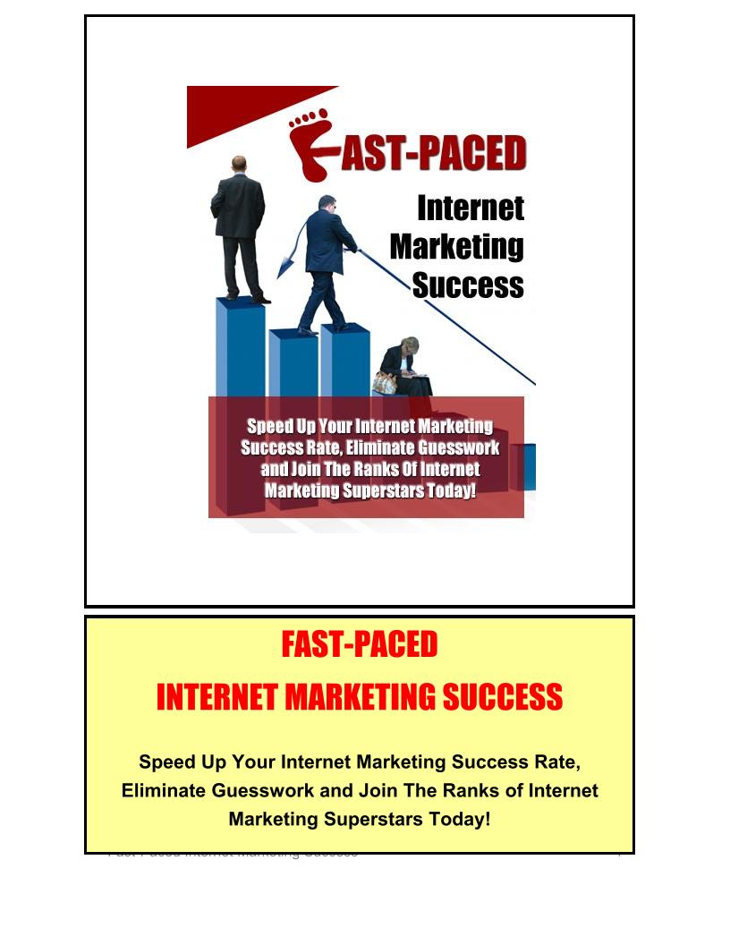 Master Fast-Paced Internet Marketing Success with This Essential eBook