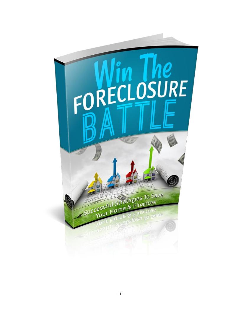 eBook: Mastering Foreclosure Battles to Safeguard Your Home and Finances