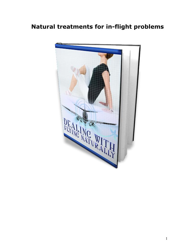 eBook: Natural Solutions for Overcoming Fear of Flying and In-Flight Woes