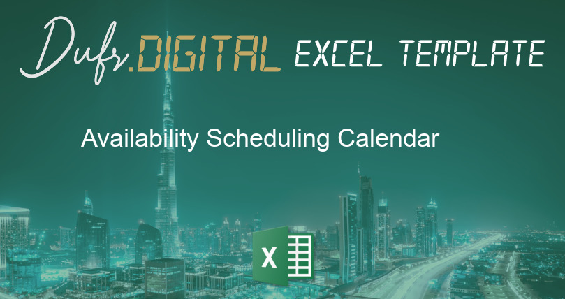Availability Scheduling Calendar