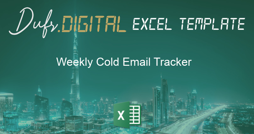 Weekly Cold Email Tracker